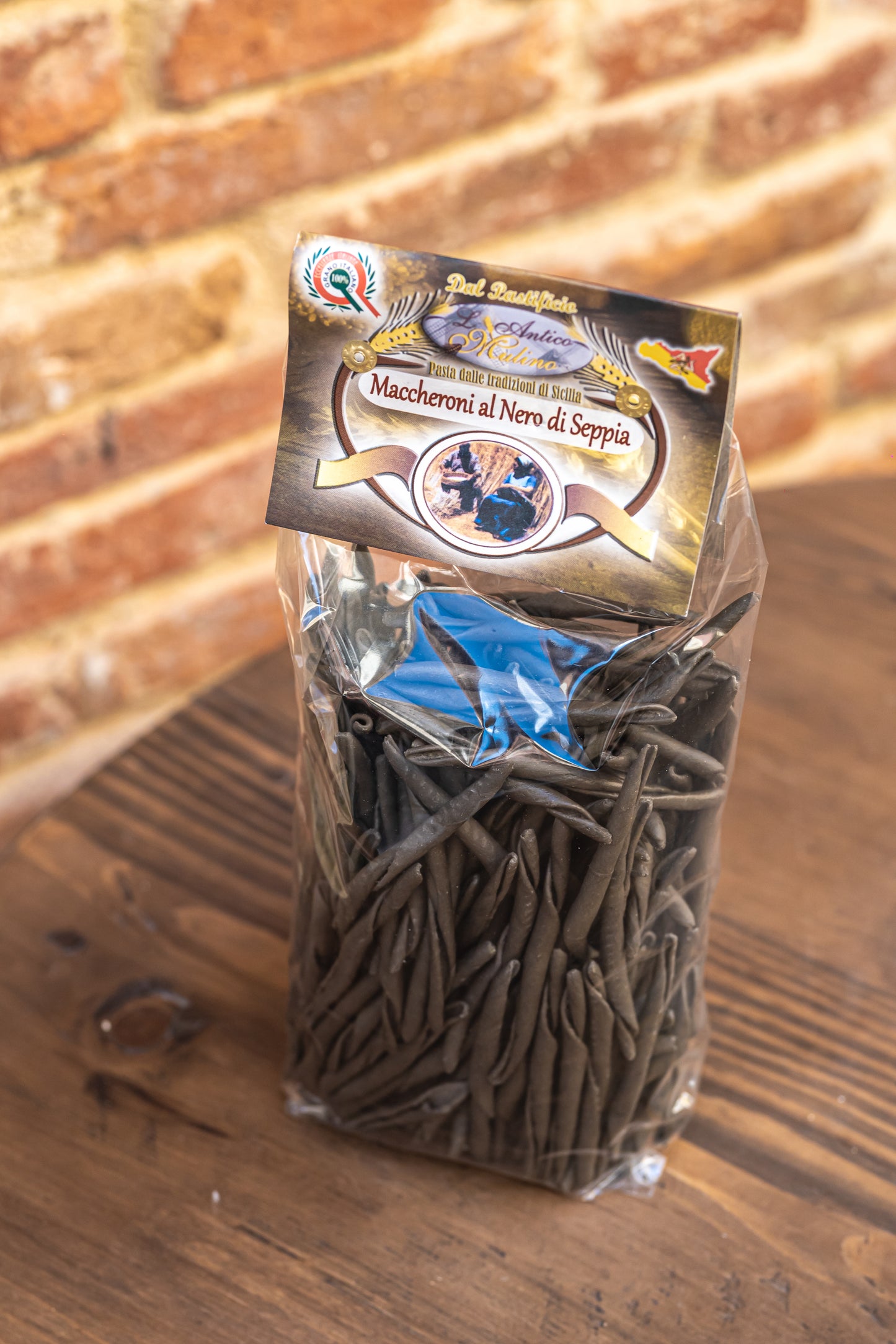 MACARONI WITH CUTTLEFISH INK 500gr.