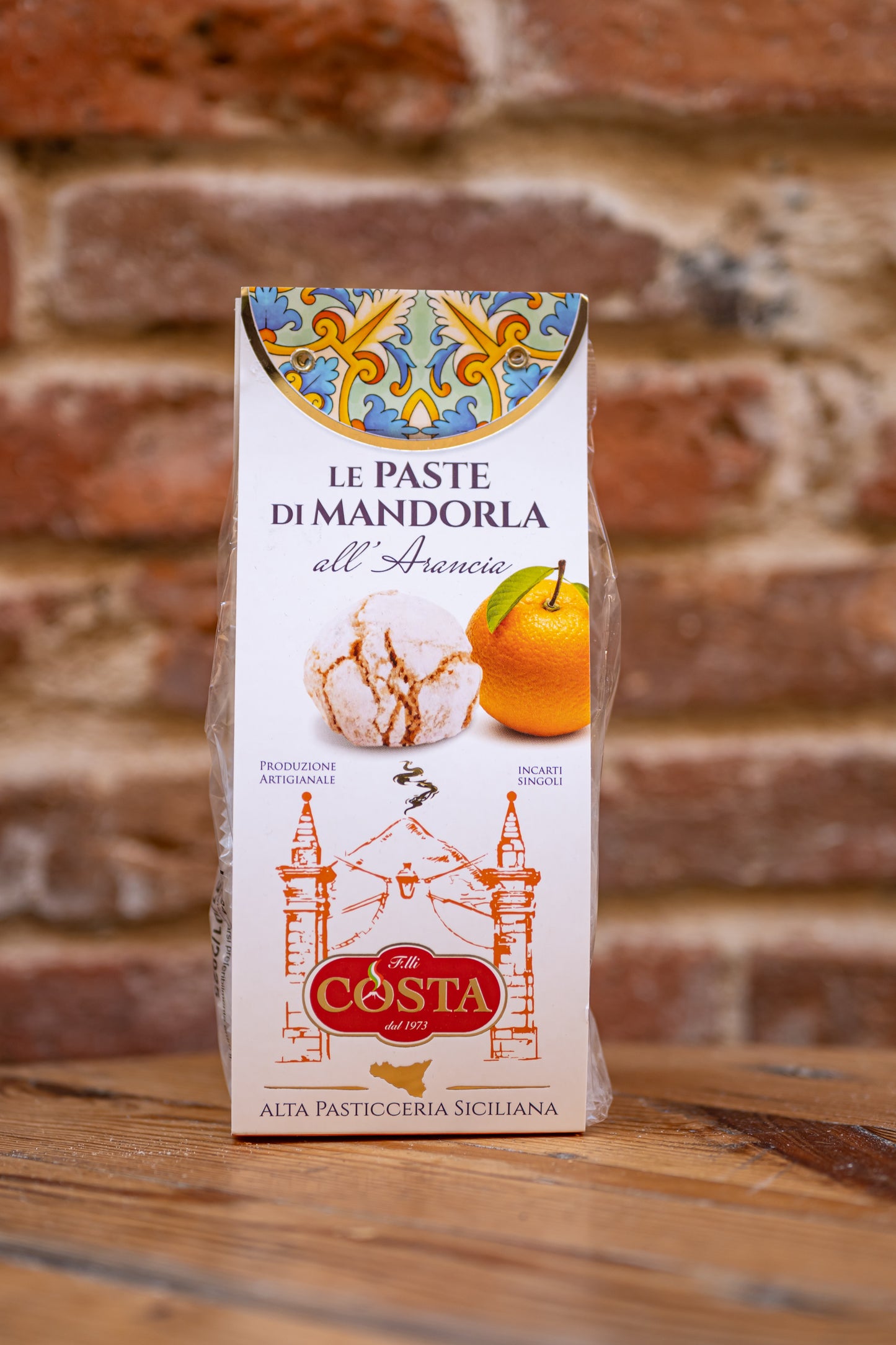 ALMOND PASTE 120gr. - Orange