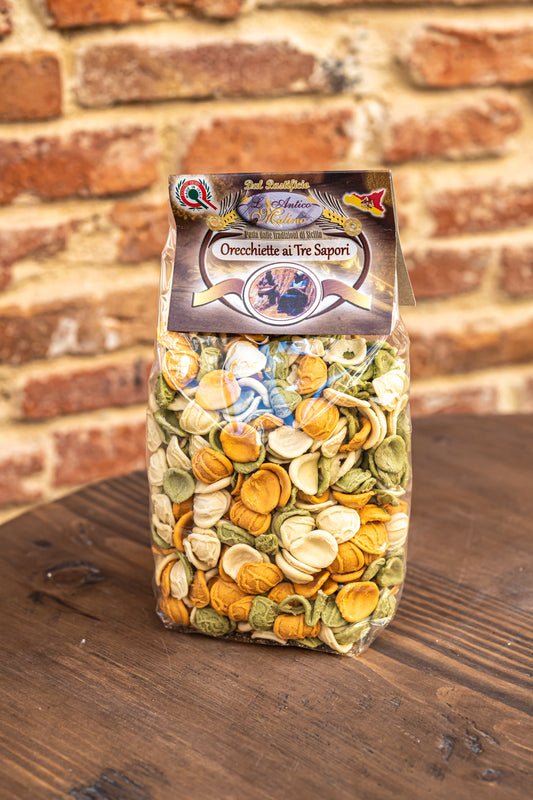 ORECCHIETTE WITH THREE FLAVORS 500gr. 