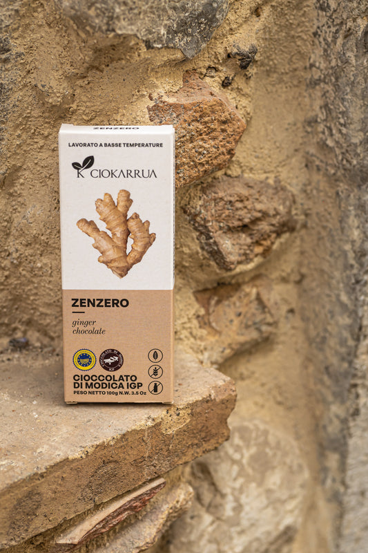 CIOCCOLATO DI MODICA 100gr. - Zenzero