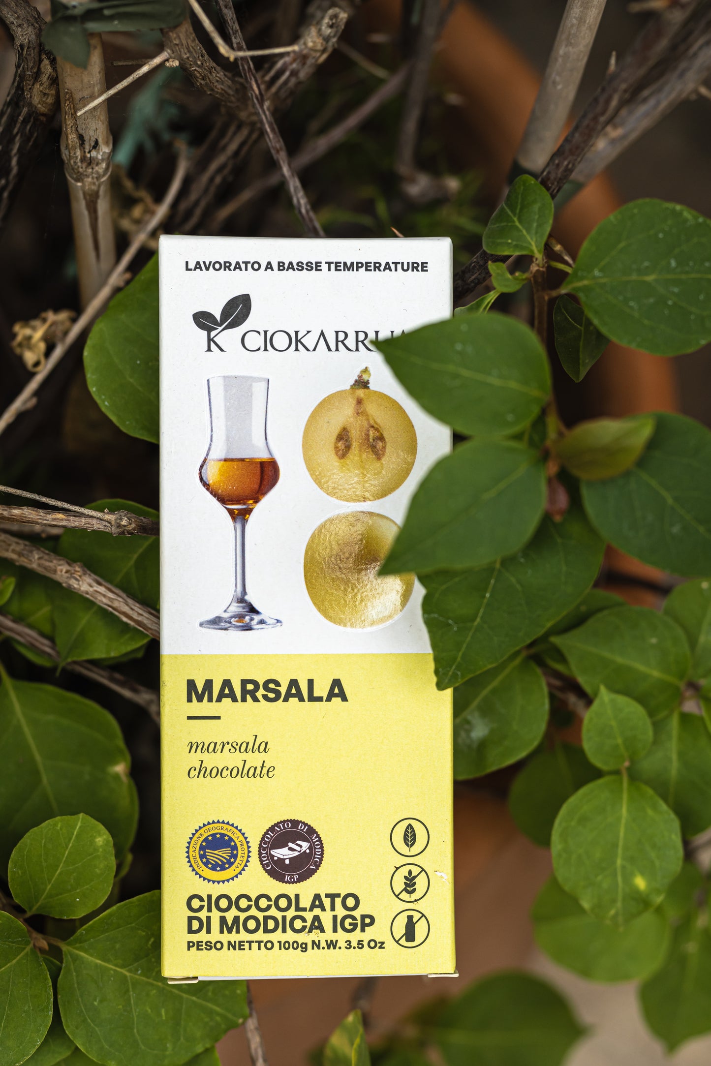 MODICA CHOCOLATE 100gr. - Marsala