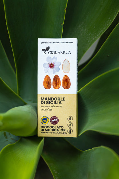 MODICA CHOCOLATE 100gr. - Sicilian Almonds