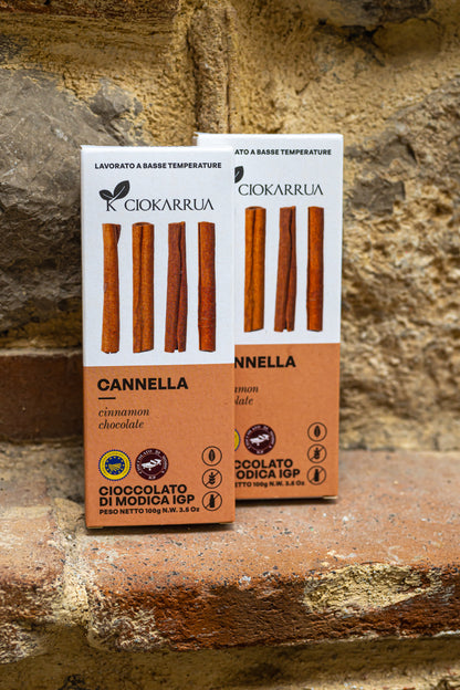MODICA CHOCOLATE 100gr. - Cinnamon