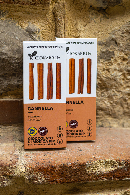 CIOCCOLATO DI MODICA 100gr. - Cannella