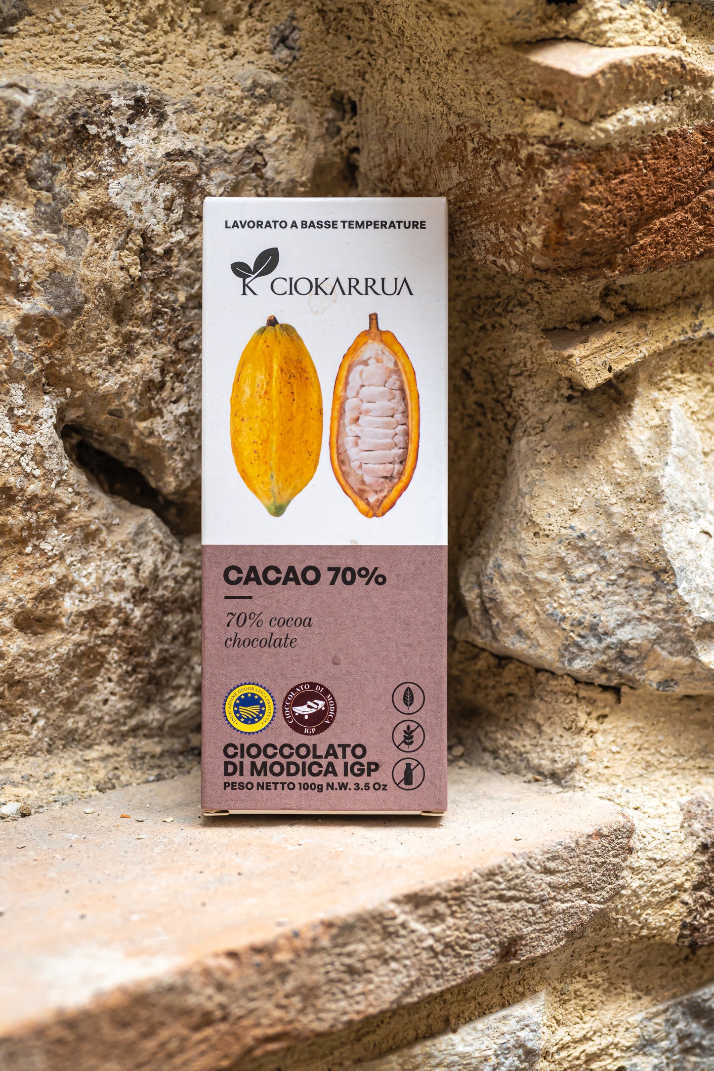 MODICA CHOCOLATE 100g - 70% Cocoa