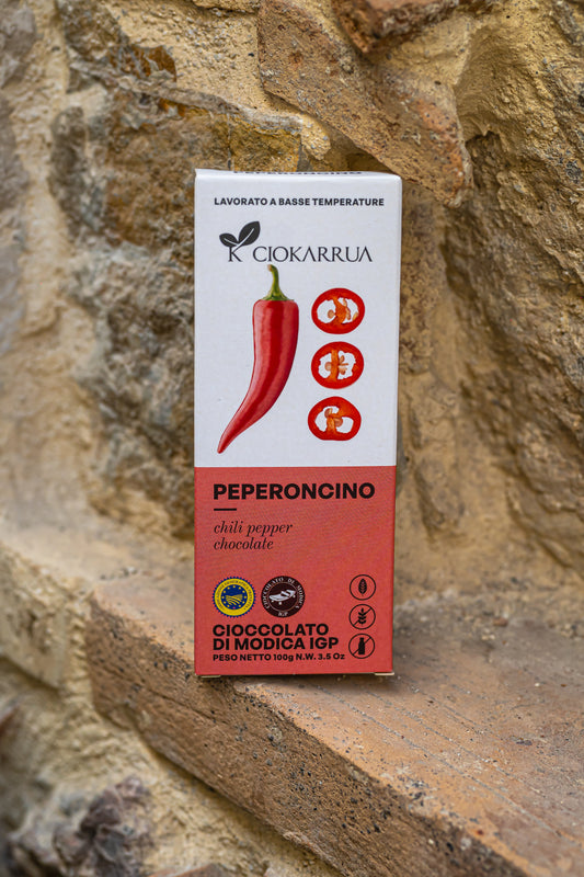 CIOCCOLATO DI MODICA 100gr. - Peperoncino