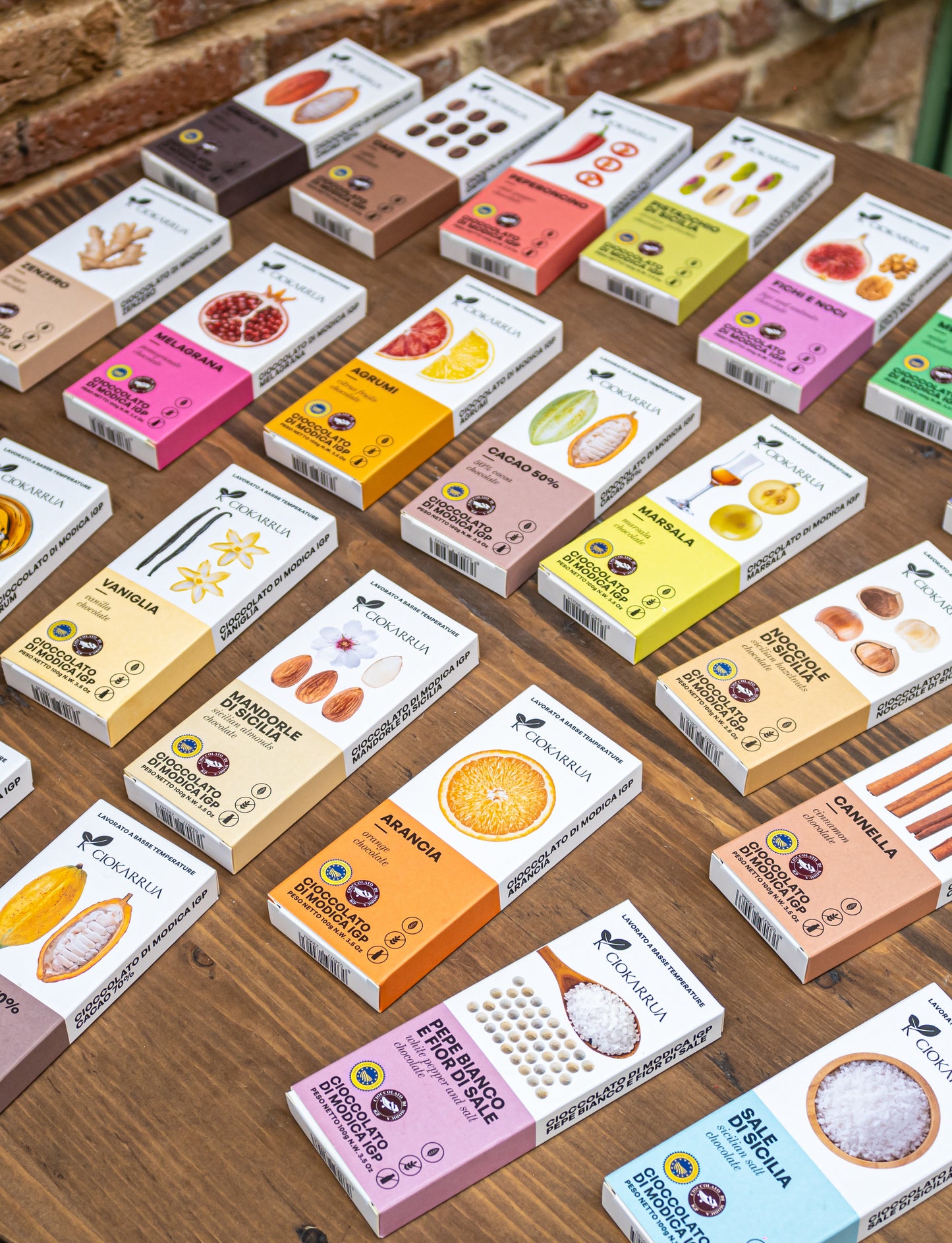 CIOCCOLATO DI MODICA 100gr. - Fichi e Noci